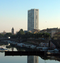 riduzione impatto ambientale grattacielo rimini, cambio caldaie grattacielo rimini, grattacielo rimini