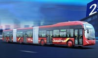 In Cina l'autobus piu' grande del mondo che trasporta fino a 300 passeggeri