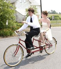 Vivere sostenibilmente: in Campidoglio il primo matrimonio in bicicletta