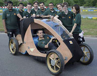 Il veicolo elettrico secondo gli studenti dell'Università di Aston