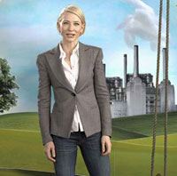 In Australia a favore della carbon tax scende in campo la star di Hollywood Cate Blanchett