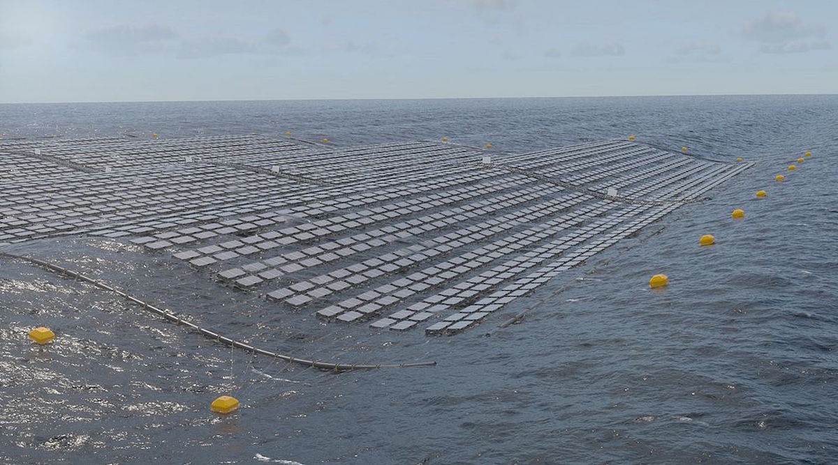Un impianto fotovoltaico galleggiante certificato per onde di 3,5 metri