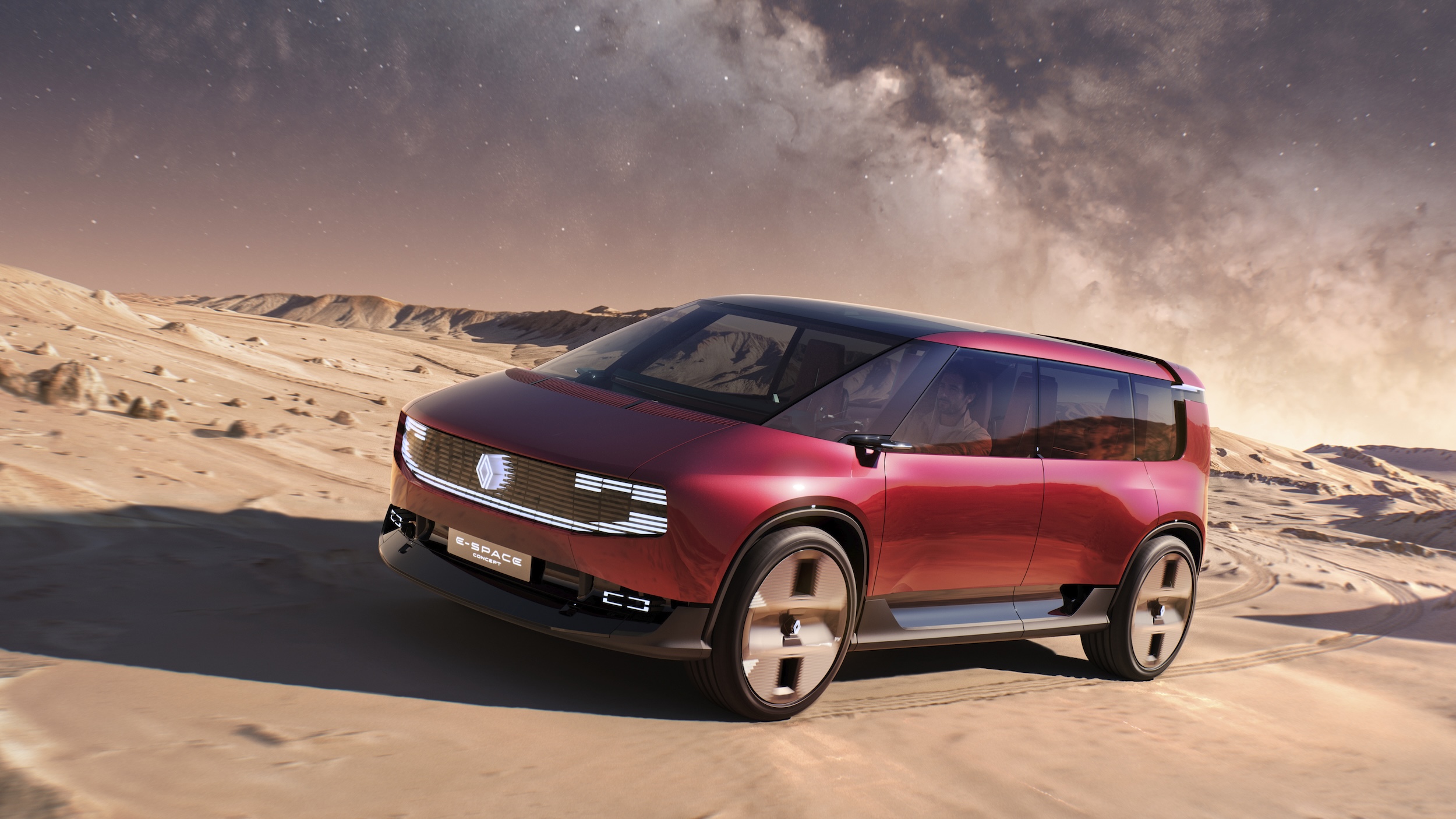 Renault E-Space, il concept elettrico a sei posti che sfida i SUV