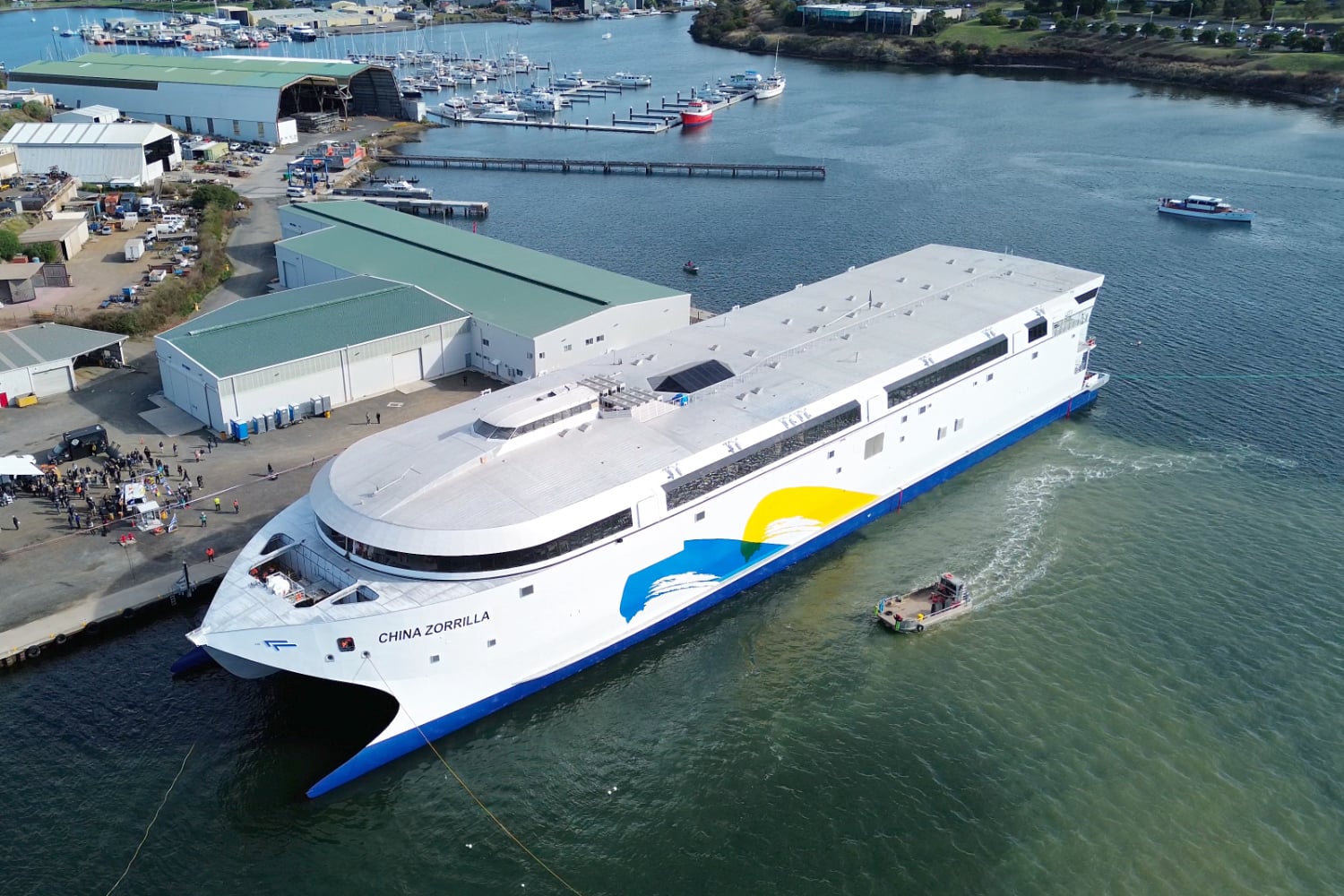 China Zorrilla, il traghetto elettrico da 2.100 passeggeri debutta sul Río de la Plata